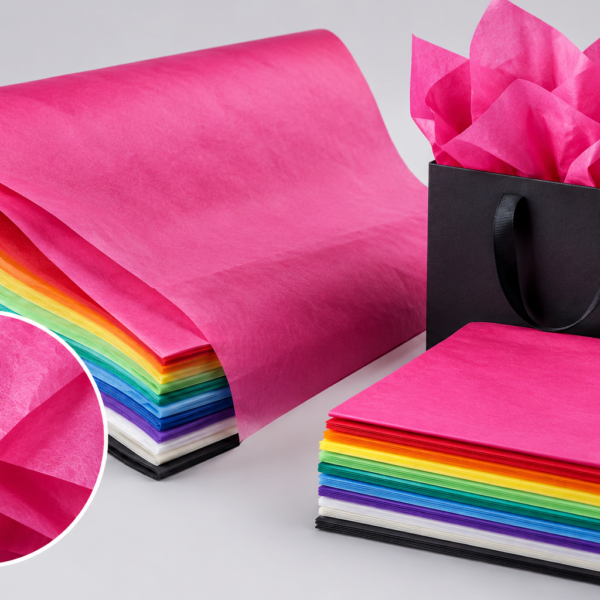 pack 25 papier soie 50x70 cm rose